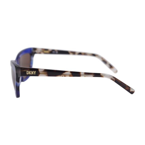 DKNY Narrow Cat Eye Womens Sunglasses–Cobalt Blue/Bone Tortoise–Retro Chic–NWT main image 7
